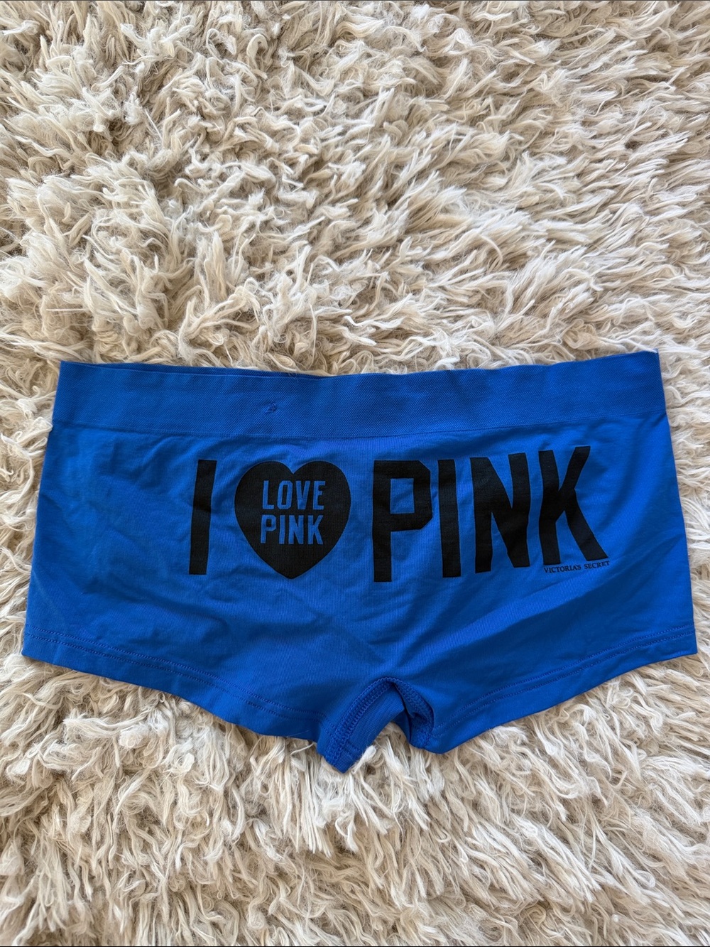 NWT 2010 Rare Yoga Seamless VS PINK Boyshort Panties Small